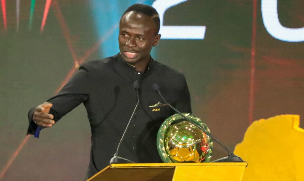 Sadio Mane išrinktas Afrikos metų futbolininku