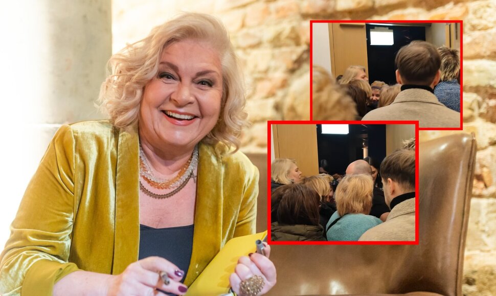 Incidentas Editos Mildažytės knygos pristatyme