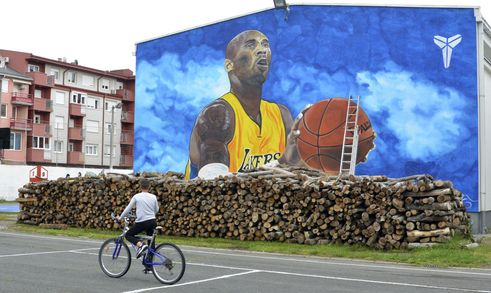 Kobe Bryanto piešinys Bosnijoje ir Hercegovinoje