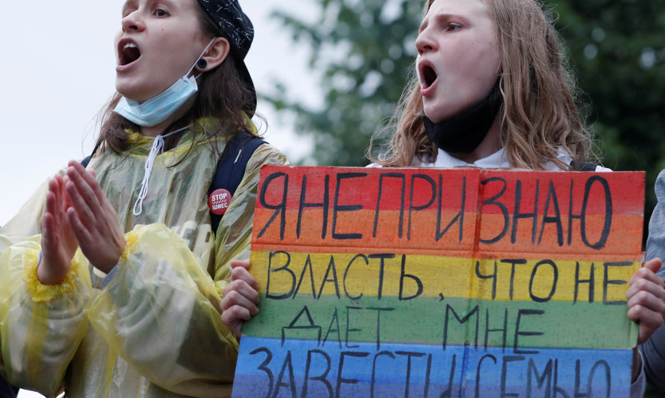 LGBT protestas Rusijoje