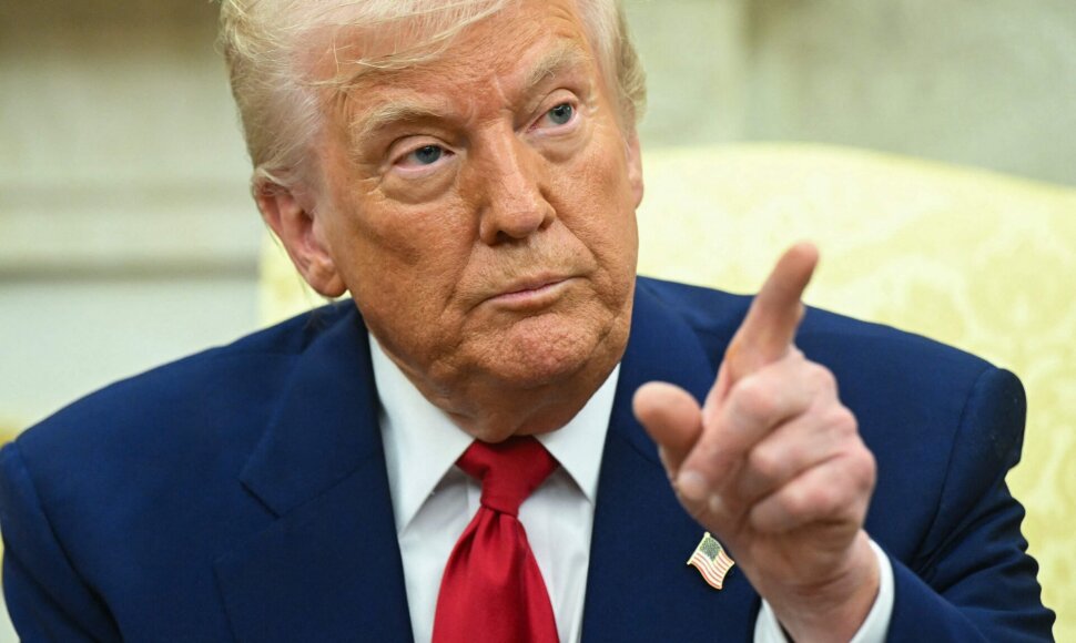 JAV prezidentas Donaldas Trumpas / SAUL LOEB / AFP