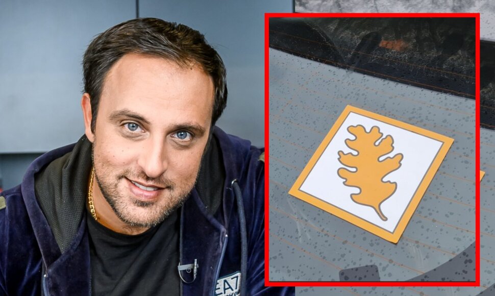 Radžis Aleksandrovičius, ąžuolo lapo lipdukas