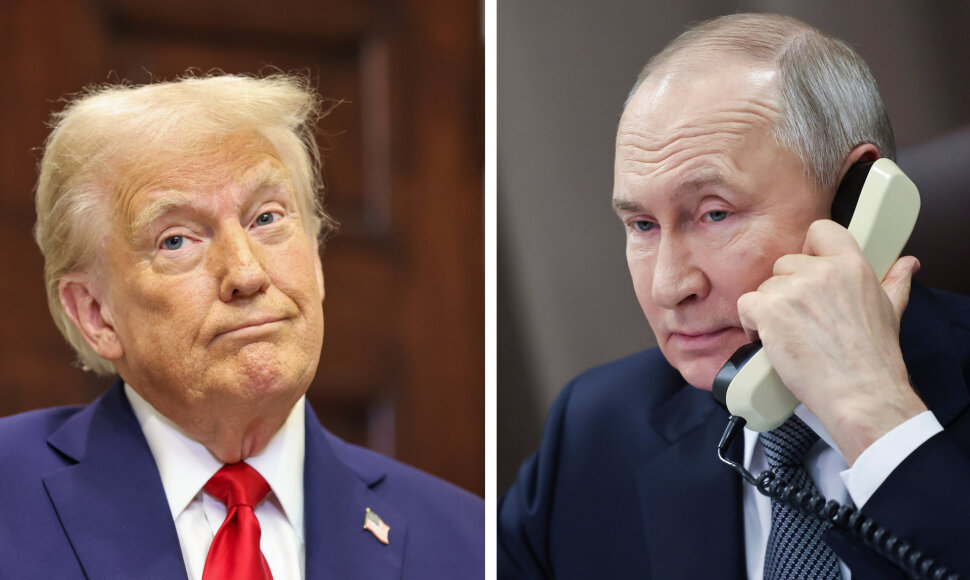 Donaldas Trumpas ir Vladimiras Putinas