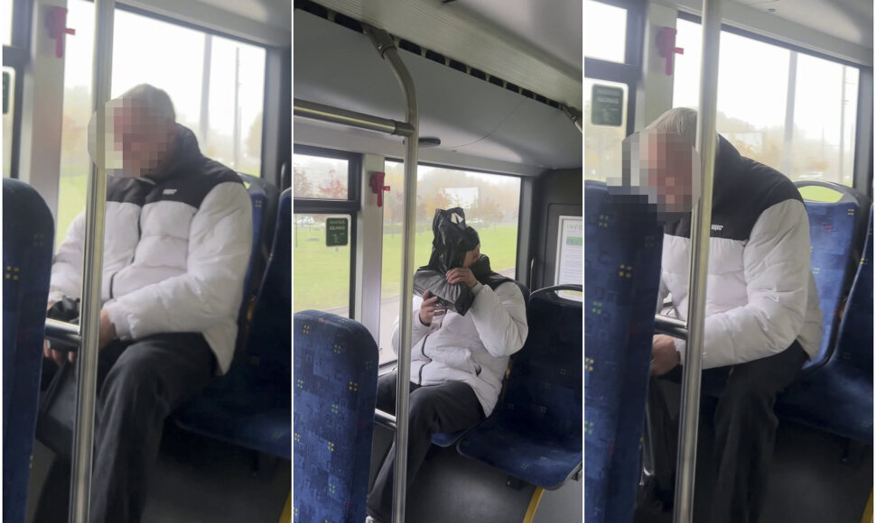 Dėl vyro nepadoraus elgesio Kauno autobuse policija pradėjo tyrimą