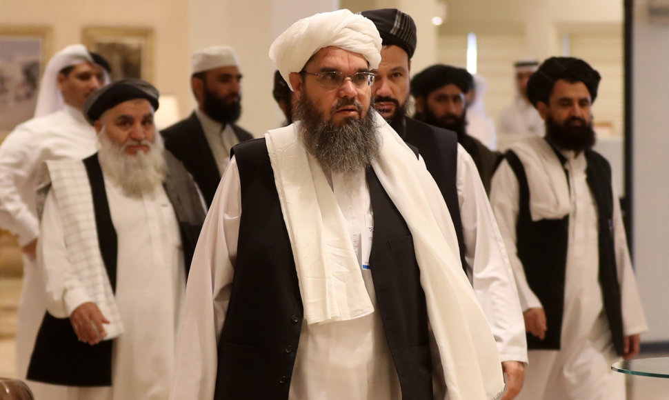 Talibano derybininkai Dohoje