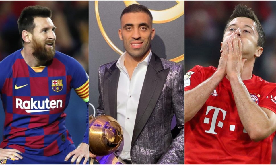 Lionelis Messi, Abderrazakas Hamdallahas ir Robertas Lewandowskis