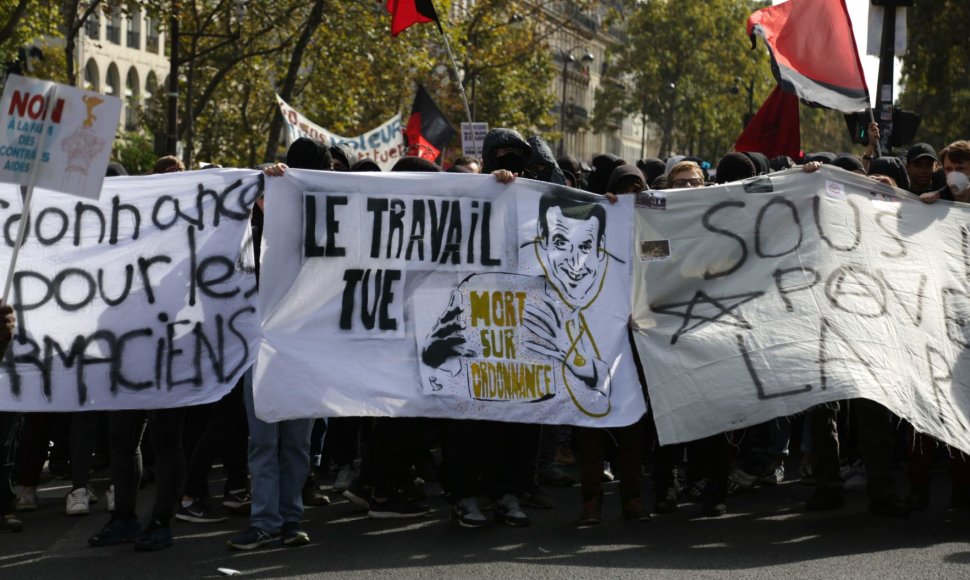 Protestas Paryžiuje