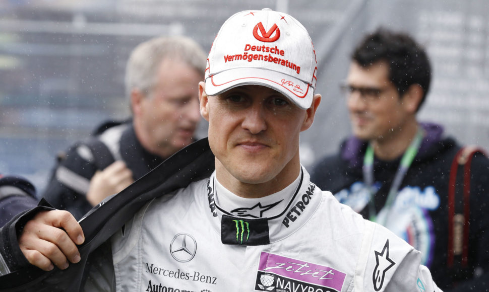 Legendinis „Formulės 1“ lenktynininkas Michaelis Schumacheris 