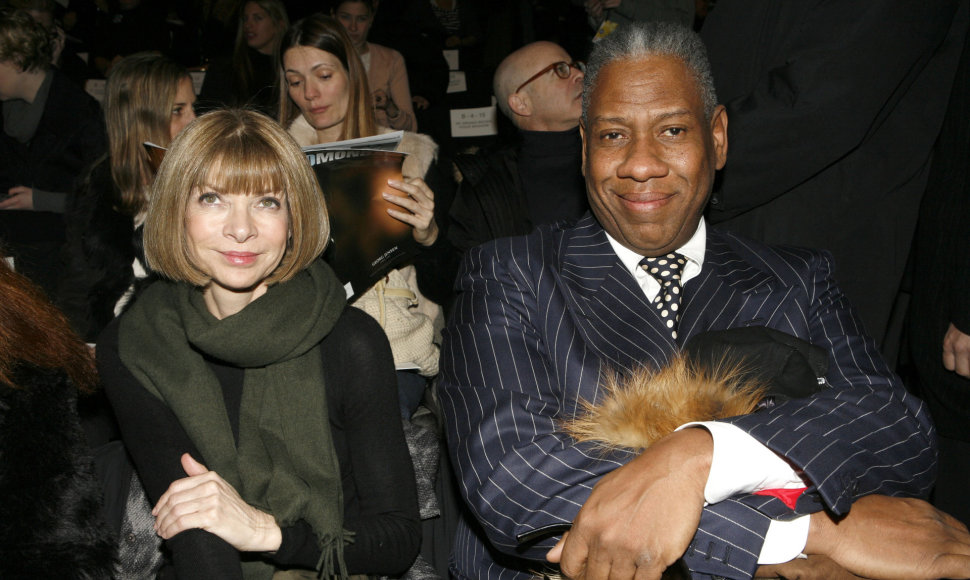 André Leonas Talley ir Anna Wintour