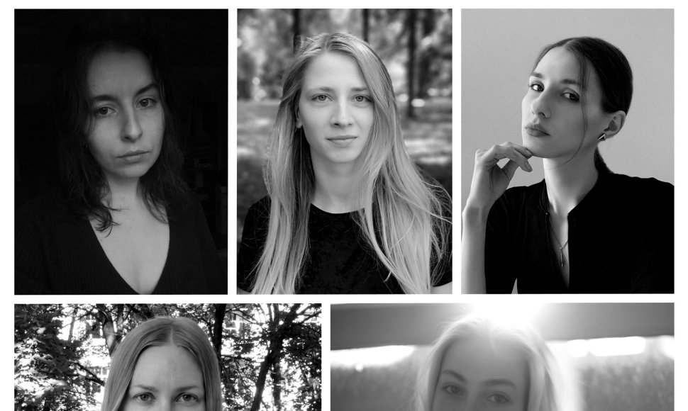 „JCDecaux Premija“ dalyvės iš kairės. Karolina Janulevičiūtė, Saulė Noreikaitė, Aistė Marija Stankevičiūtė,Sallamari Rantala, Emilija Povilanskaitė