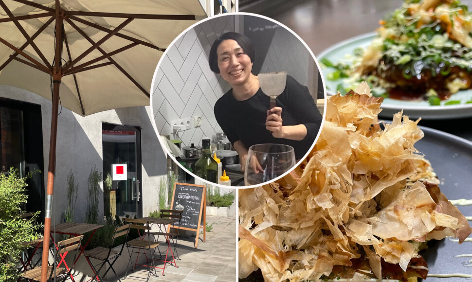 Japonės Hiroko Vilniuje įkurtas okonomiyaki restoranas