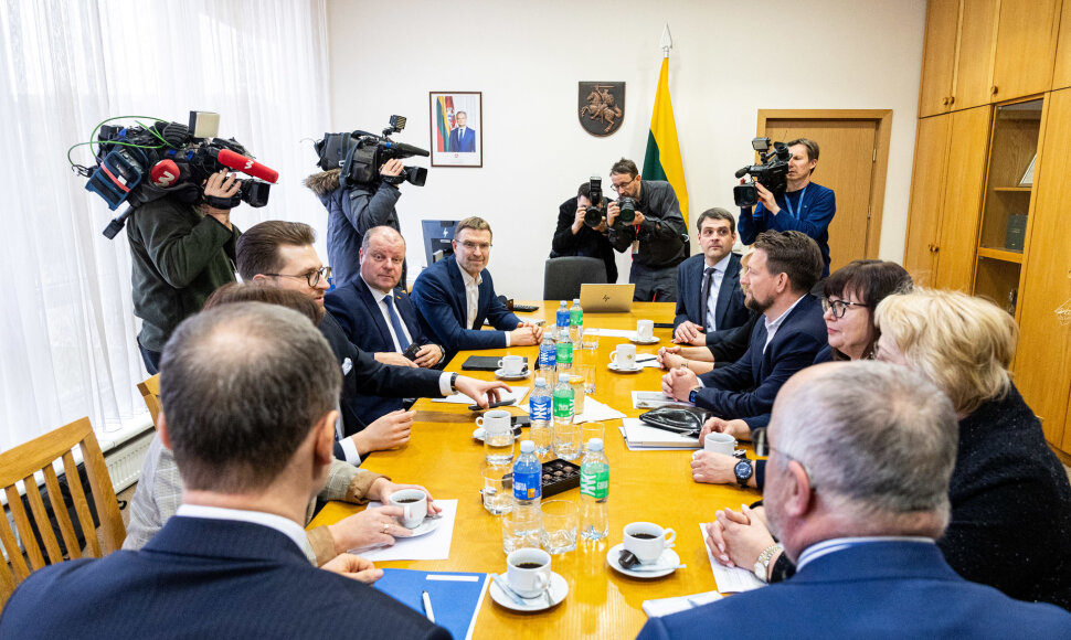 Koalicinės tarybos posėdis Seime