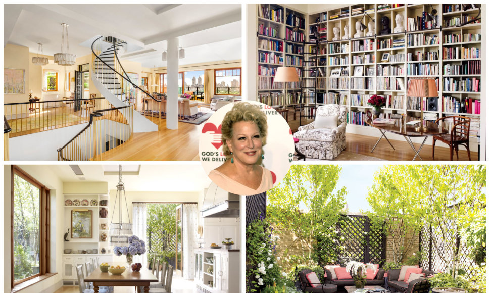 Bette Midler parduoda Niujorke stūksančius apartamentus