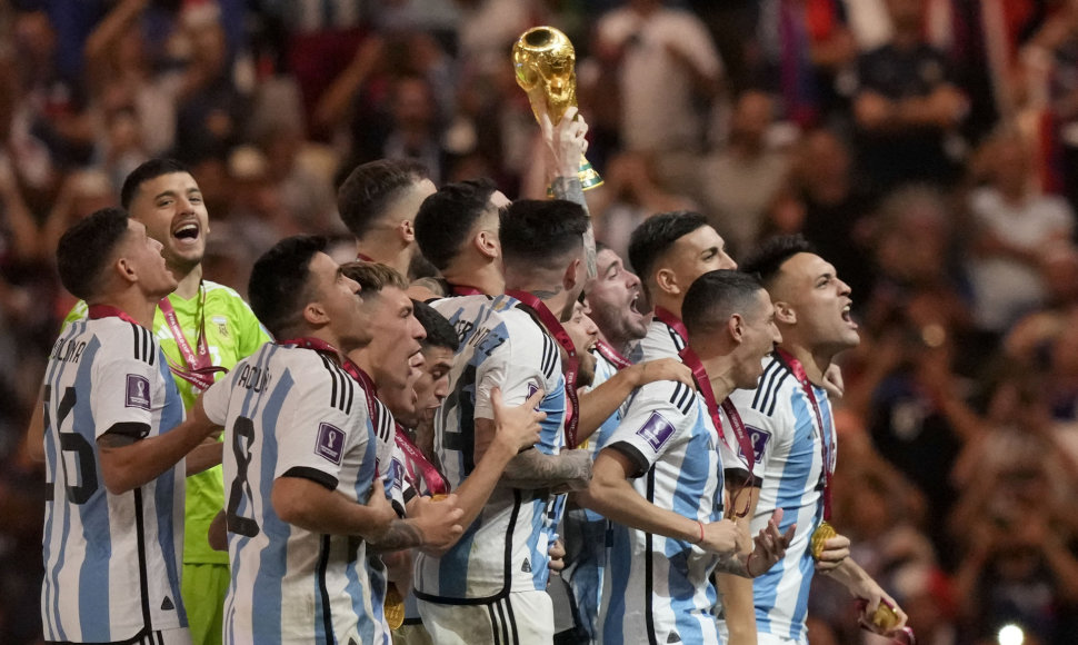 L.Messi vedama Argentina – pasaulio čempionė.