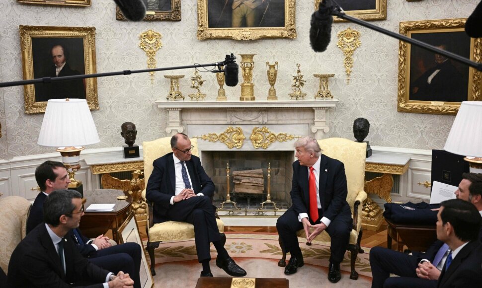 Friedrichas Merzas ir Donaldas Trumpas