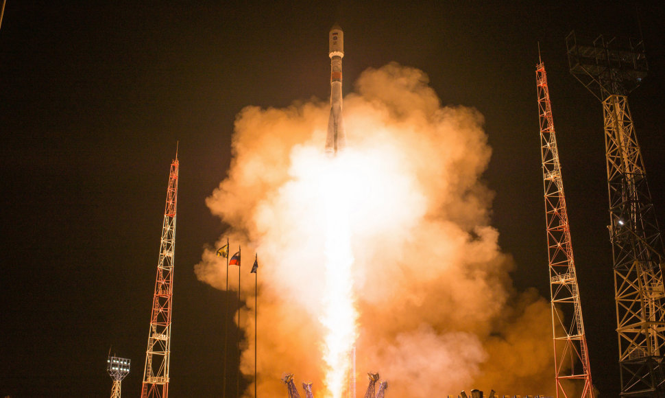 Gegužės 17 d. naktį iš Rusijos Plesecko kosmodromo paleista raketa