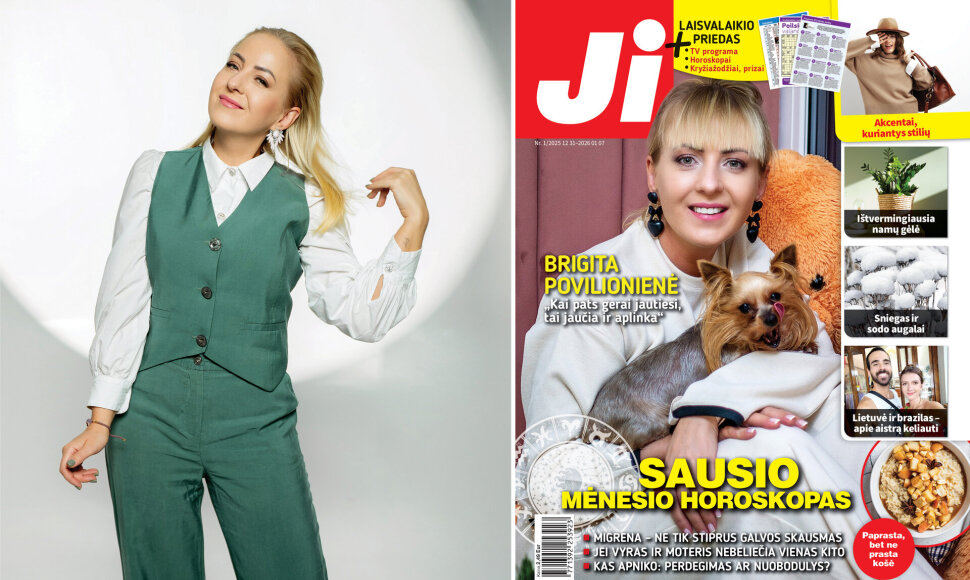 Brigita Povilionienė-Briga / Žurnalo „Ji“ Nr. 1 viršelis