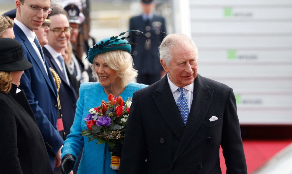 Karalius Charlesas III ir Camilla atvyko į Berlyną 
