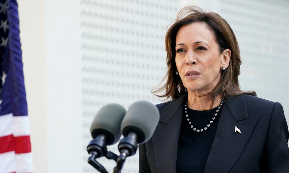 JAV viceprezidentė Kamala Harris