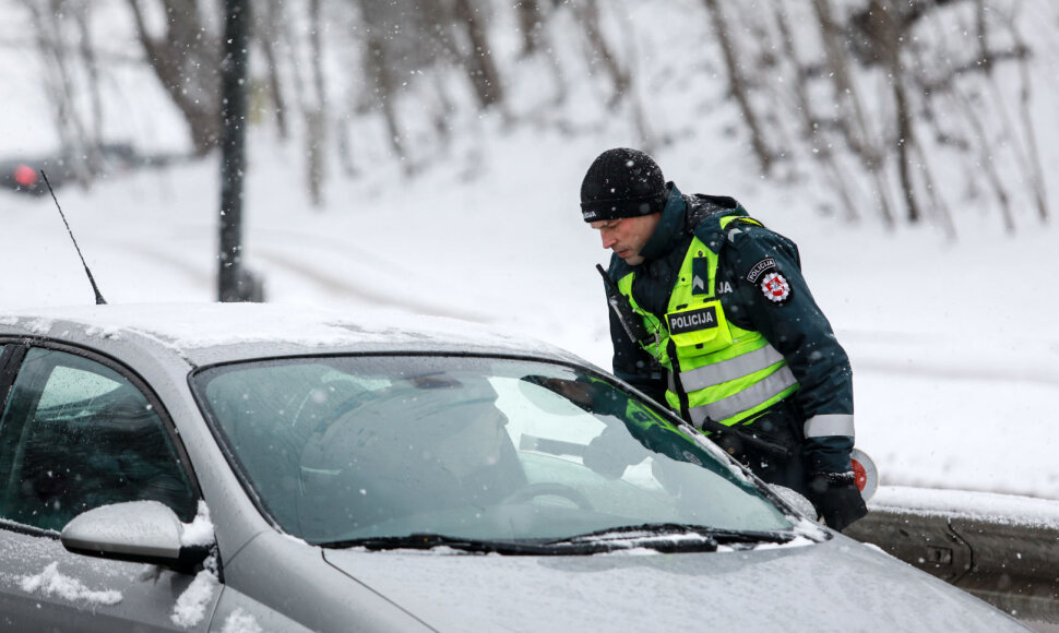 Policijos priemonė Kaune