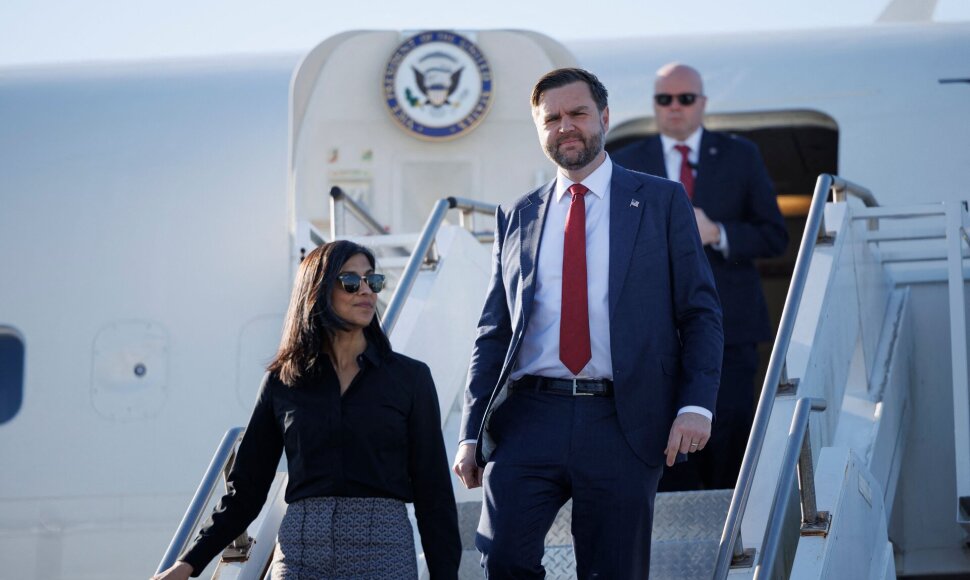 J. D. Vance'as ir jo žmona Usha