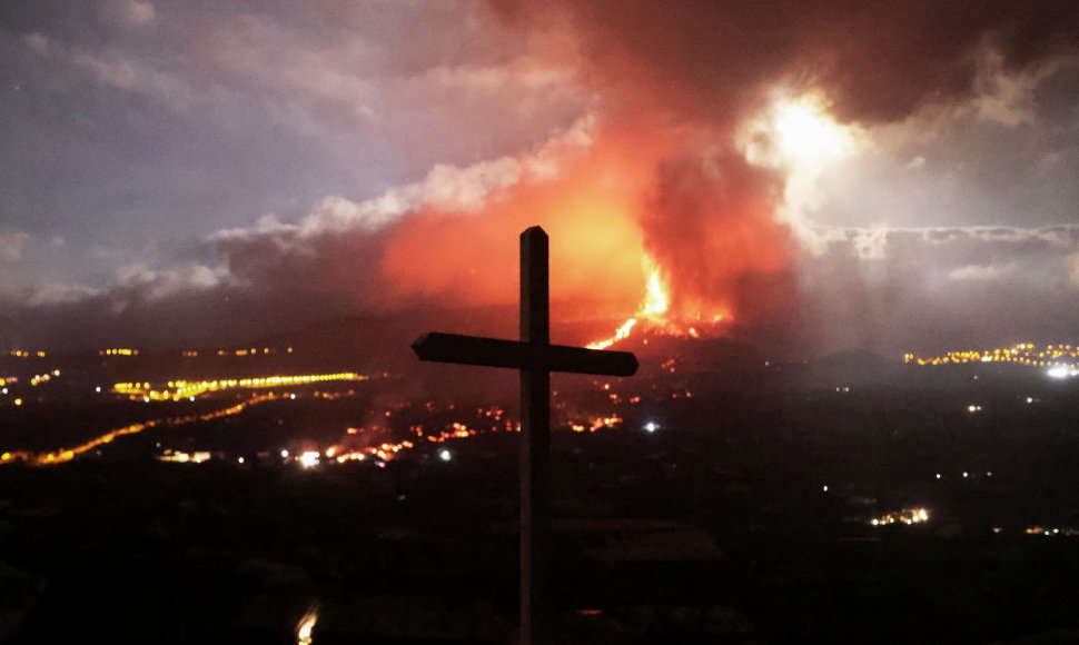 Ugnikalnio išsiveržimas La Palmoje