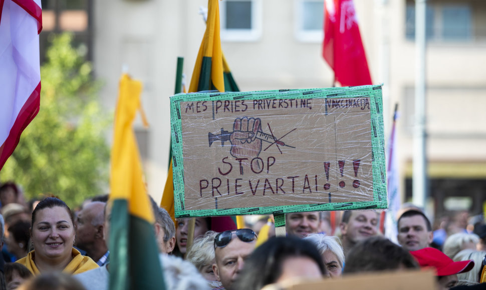 Protestas prieš Galimybių pasą