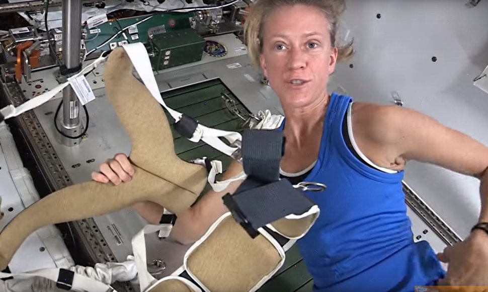 Bėgimas TKS: astronautė Karen Nyberg