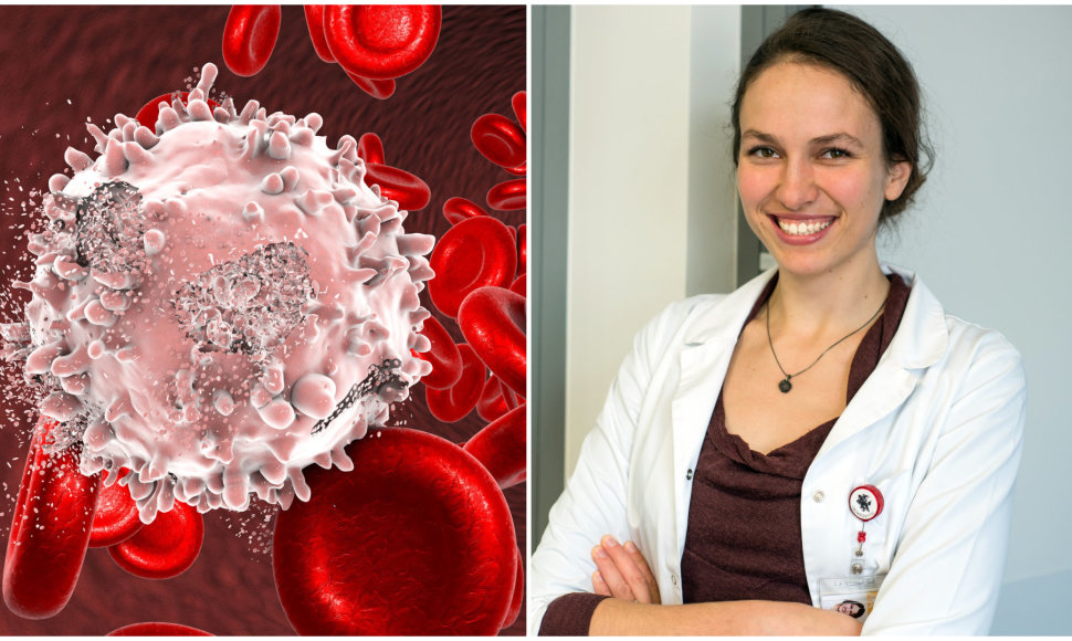 Hematologė Austėja Dapkevičiūtė-Purlienė pasakoja apie kraujo vėžį