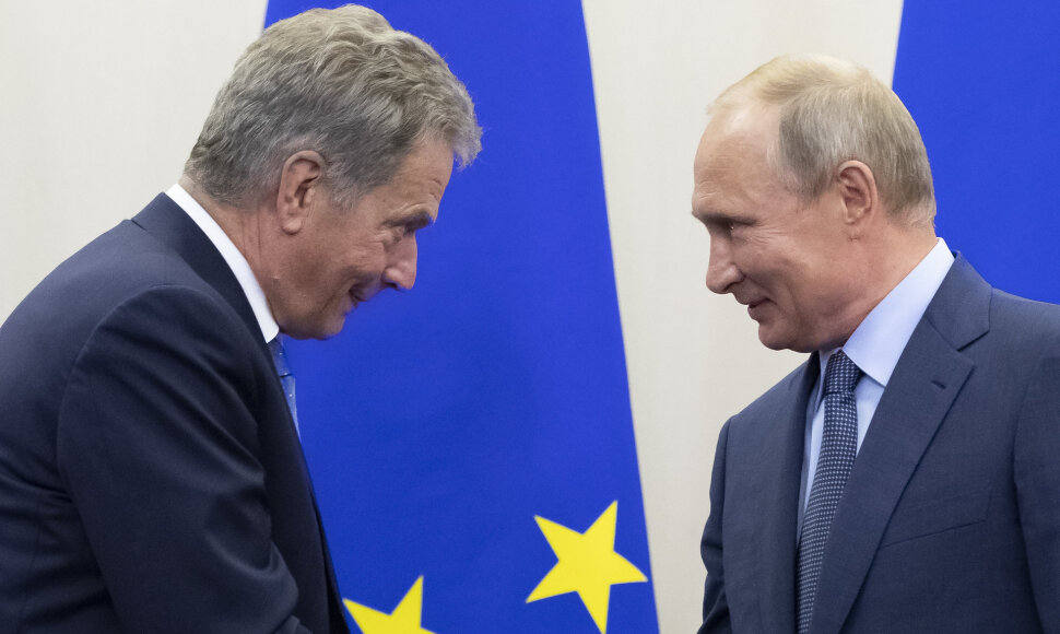 Buvęs Suomijos prezidentas Sauli Niinisto, Vladimiras Putinas
