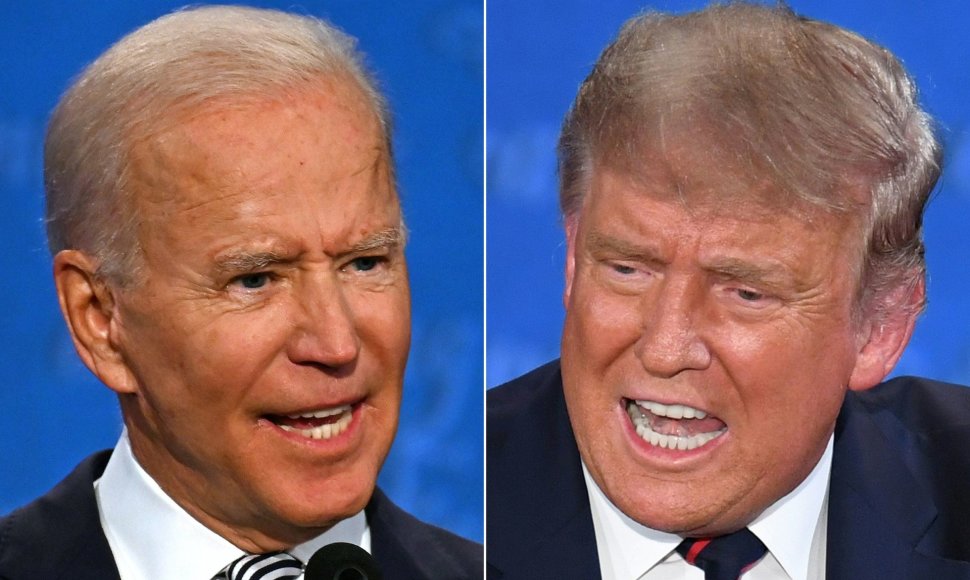 Joe Bideno ir Donaldo Trumpo debatai