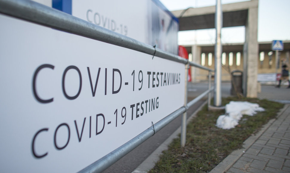 Covid-19 patikros punktas Vilniaus oro uoste