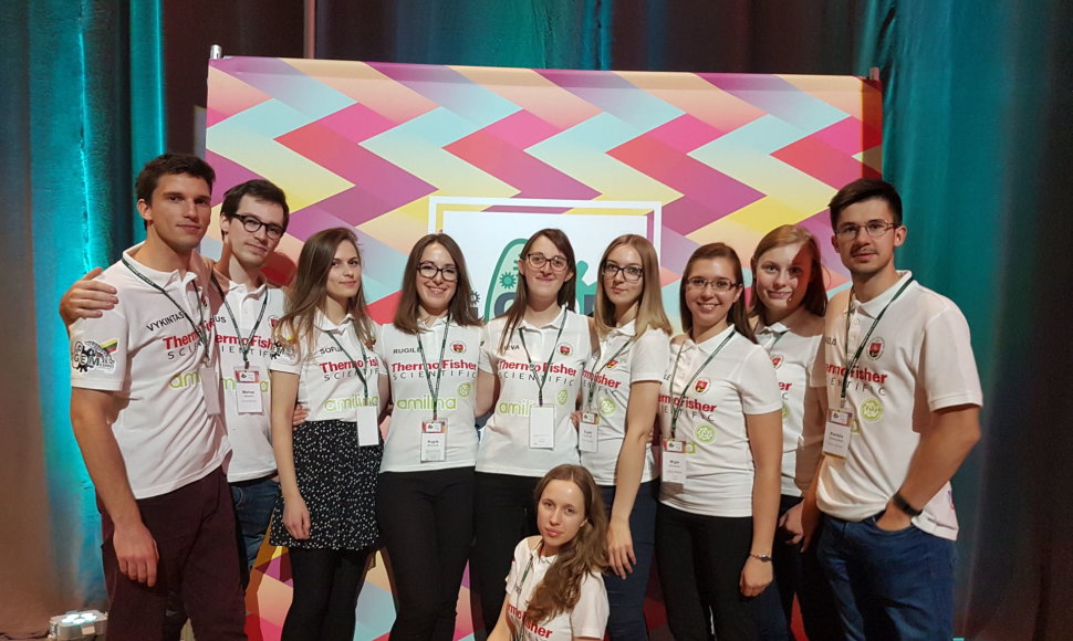 Vilniaus universiteto studentų komanda „iGem“ konkurse Bostone