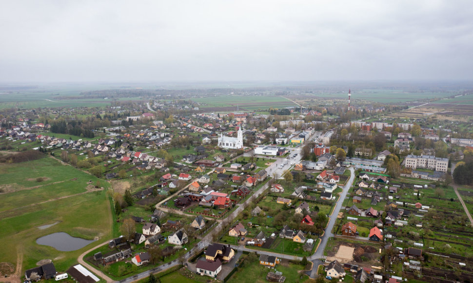 Baisogala ir jos apylinkės, kur planuojama statyti „Rheinmetall“ gamyklą