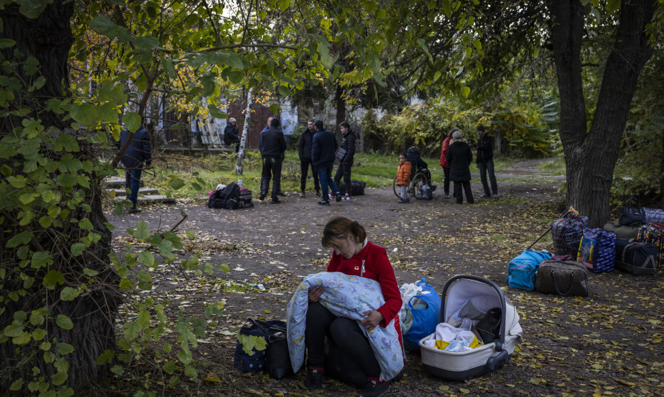 Pabėgėliai iš Chersono regiono