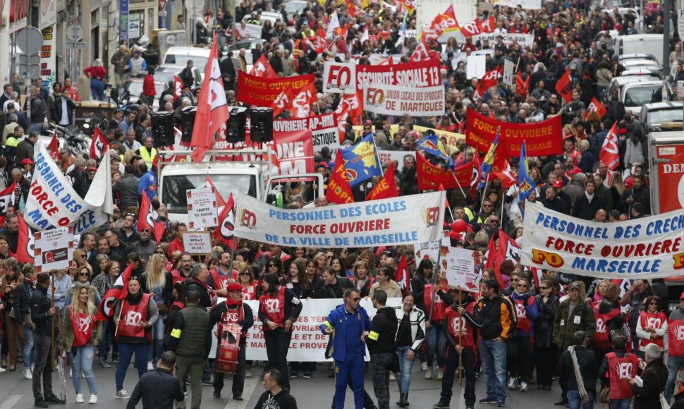 Demonstracija Prancūzijoje