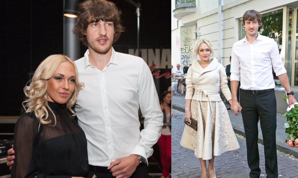 Oksana Pikul-Jasaitienė ir Simas Jasaitis / BNS foto nuotr.