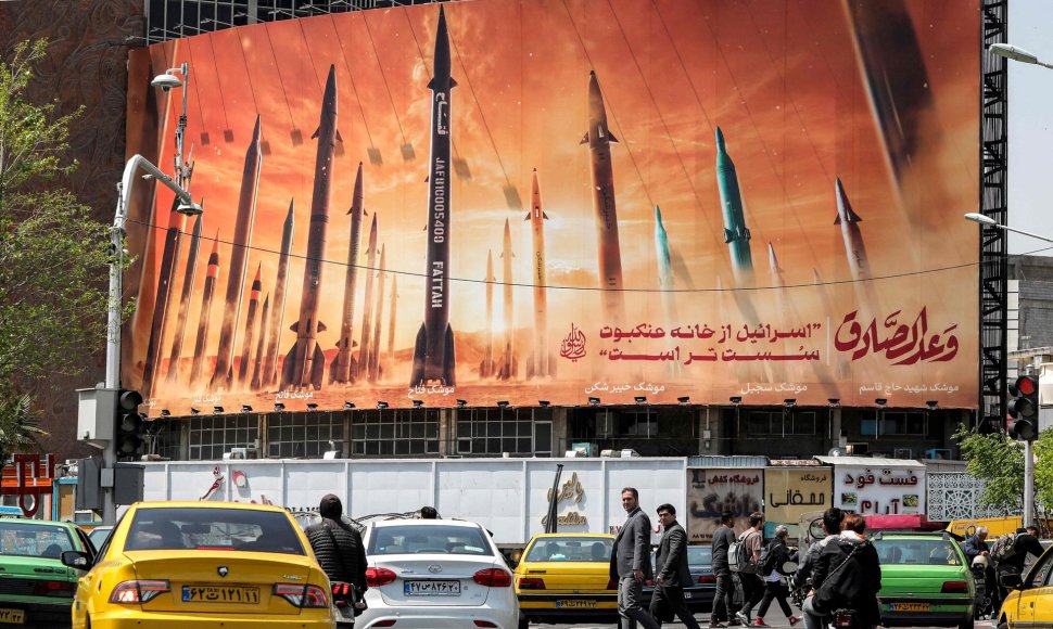 Prieš Izraelį nukreipti plakatai Irane