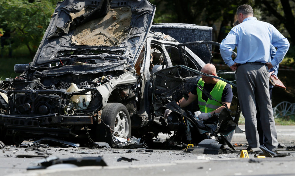 Kijeve automobilio sprogimas pražudė aukšto rango žvalgybos pareigūną