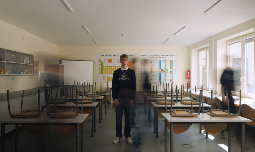 Mokinys Adomas Kundelis