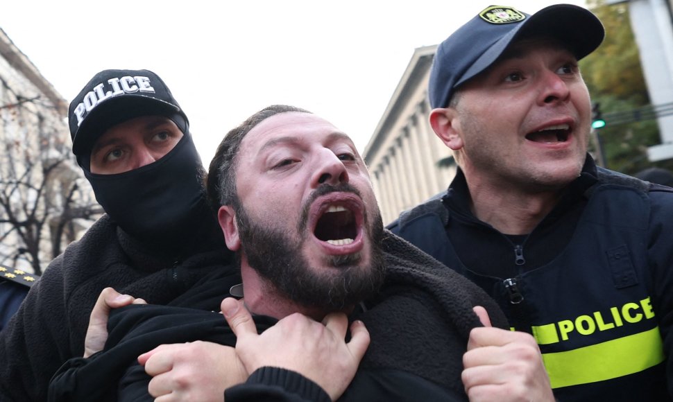 Protestai Tbilisyje