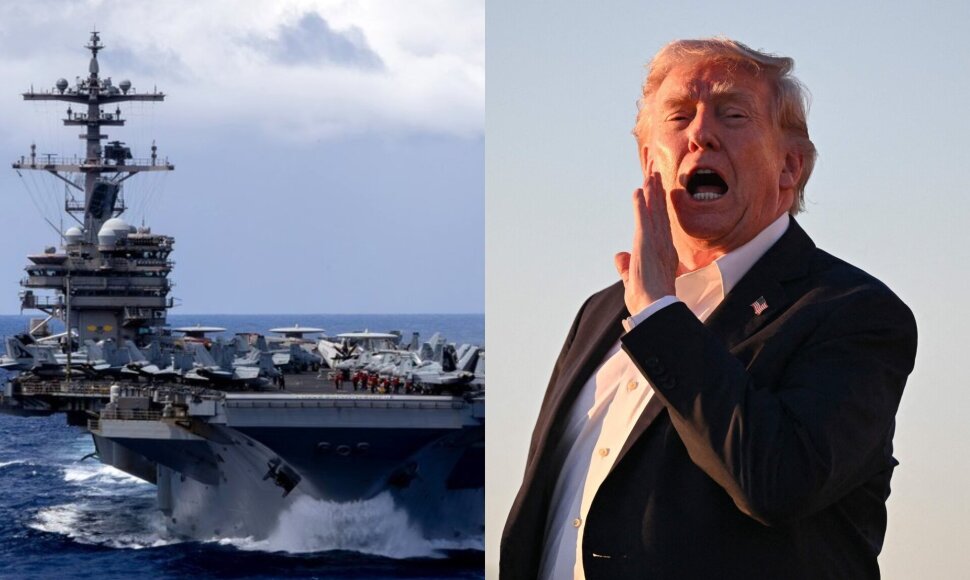 Lėktuvne&scaron;is &bdquo;USS George H.W. Bush&ldquo;, Donaldas Trumpas