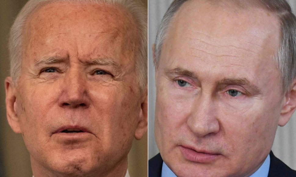 Joe Bidenas ir Vladimiras Putinas