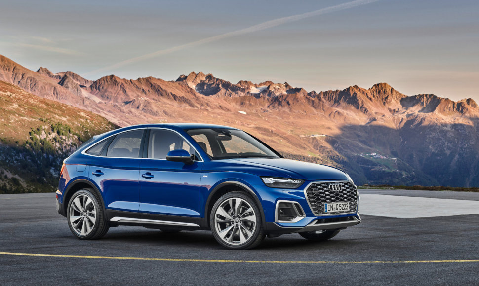 „Audi Q5 Sportback“: dinamiškų linijų kupė su charakteriu