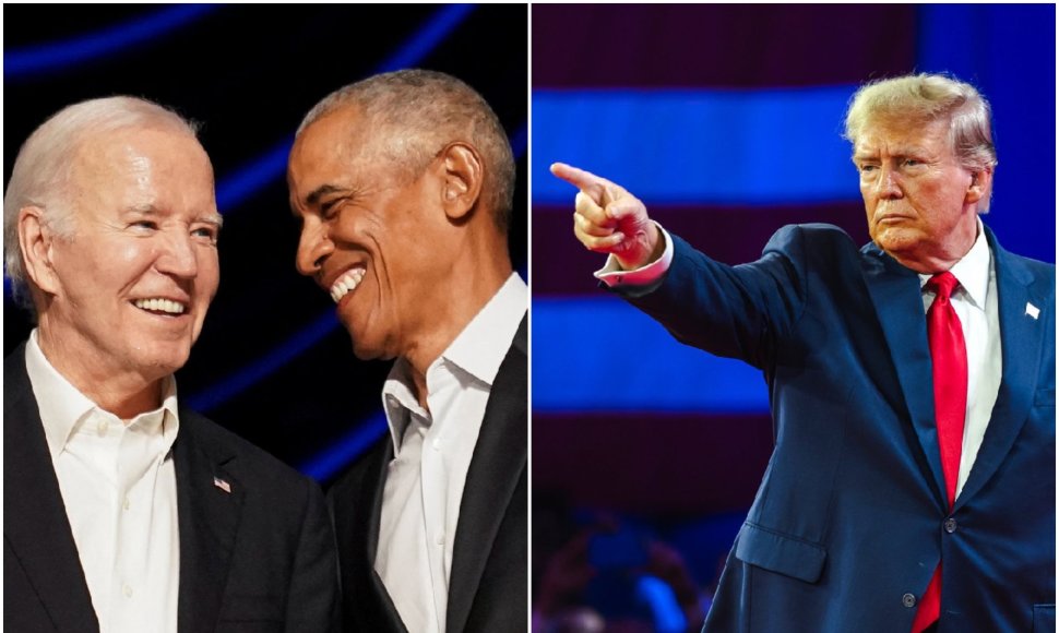 Joe Bidenas, Barackas Obama ir Donaldas Trumpas