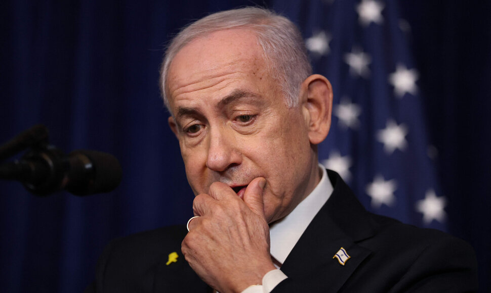 Benjaminas Netanyahu / JOE RAEDLE / Getty Images via AFP