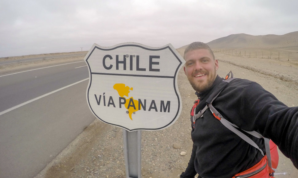 Bėgimas per Chilę, Pietų Amerika