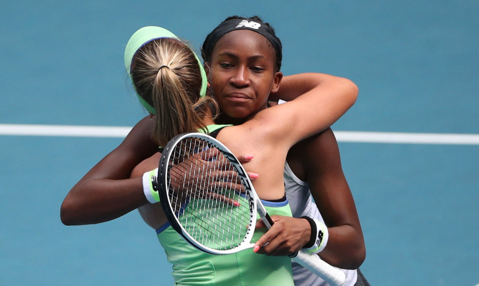 Coco Gauff ir Sofia Kenin