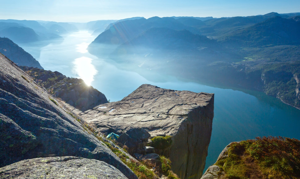 Preikestolen uola, Norvegija 