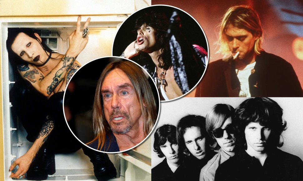 Marilyn Mansonas, Stevenas Tyleris, Iggy Pop'as, „The Doors“